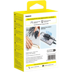 Сетевое зарядное Baseus EnerFill FN22 45W E0123300 (черный)