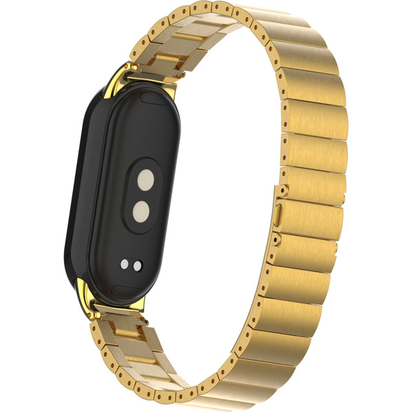 Ремешок Bingo Stainless Strips для XIAOMI Mi Band 8 (золотистый)