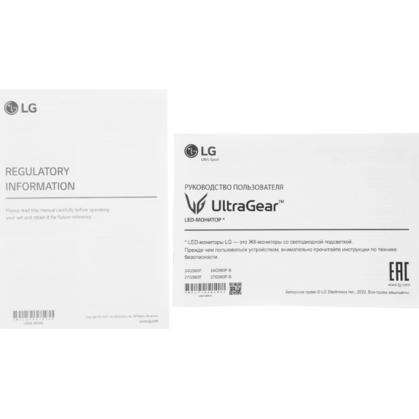 Игровой монитор LG UltraGear 24GS60F-B