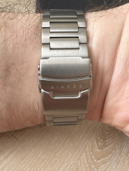 Ремешок RINGKE Titanium One для Apple Watch 44 / 45 / 46 / 49 mm NATURAL TITANIUM