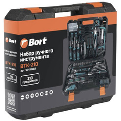 Набор ручного инструмента BORT BTK-210 (93418668)