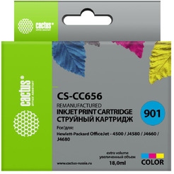 Картридж струйный Cactus CS-CC656 №901 (многоцветный)