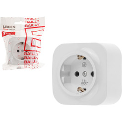 Розетка Leiden Electric Bailly 806004 (белый)