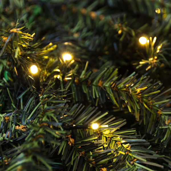 Новогодняя гирлянда Neon-Night Еловый шлейф 2.7 м 307-115 (теплый белый)