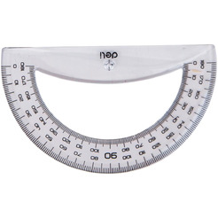 Набор линеек DELI PIONEER G00512 прозрачный, 4 предмета, (линейка 30 см, 2 треугольника, транспортир)