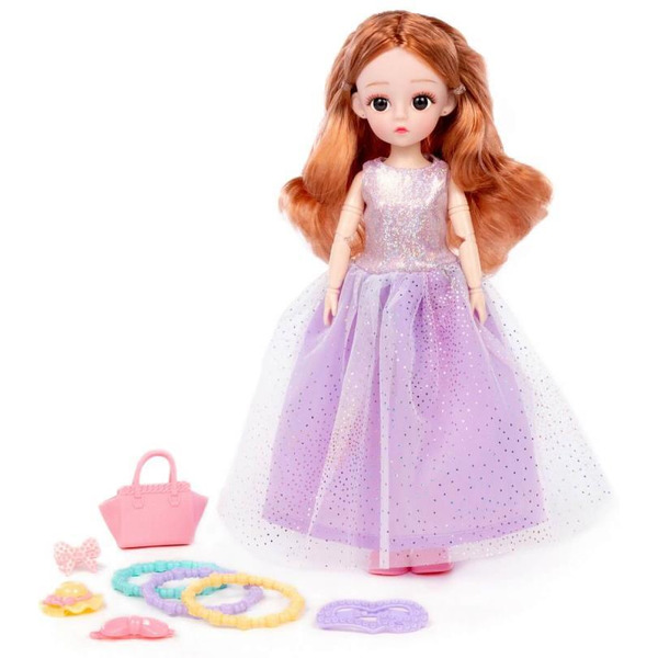 Кукла Полесье Даша в бальном платье + аксессуары (8 элементов) (в коробке №2) 2932