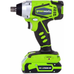 Аккумуляторный гайковёрт Greenworks G24IWK2 (3801207)
