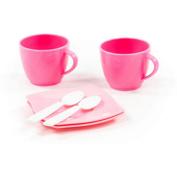 Набор детской посуды Полесье Алиса 56009 (на 2 персоны, в сеточке)