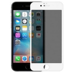 Защитное стекло CASE Full Glue Privacy (Антишпион) для Apple iPhone 6/6S (белый)