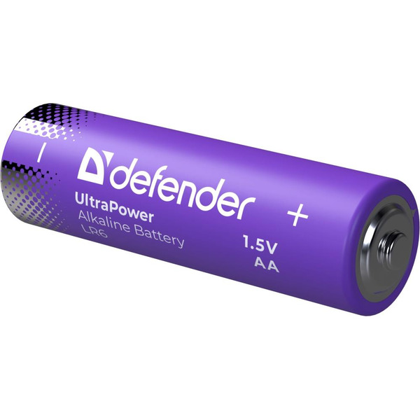 Батарейка алкалиновая Defender PowerPulse LR6-4BL АА (блистер, 4 шт) 56033