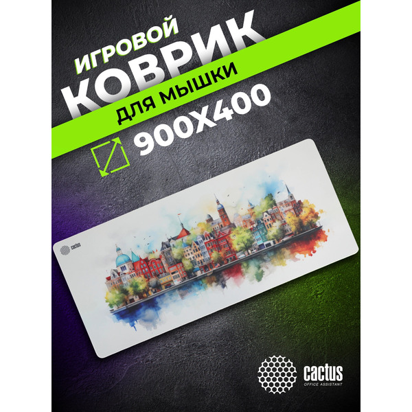 Коврик для мыши Cactus Amsterdam CS-MP-PRO12XXL