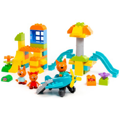 Конструктор Полесье Макси Три кота. Игровая площадка 70245