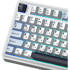 Клавиатура AULA AU75 (LIght Blue-White-Dark Purple,Star vector switches)