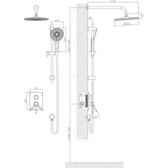 Душевая система A-Five A5-0556