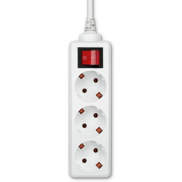 Удлинитель Buro BU-PS3.1/W (1.5м, 3 розетки, белый)