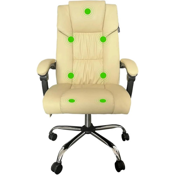 Офисное кресло CACTUS CS-CHR-OC04M-WT (слоновая кость)