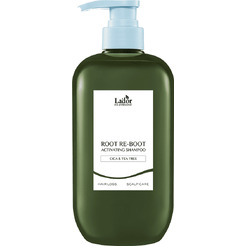 Активирующий шампунь для жирной кожи головы Lador Root Re-Boot Activating Shampoo Cica & Tea Tree, 800 мл