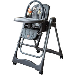 Стульчик для кормления 4в1 VipBaby POLLY GRAPHITE