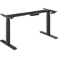 Каркас стола с электроприводом двухмоторный АОКЕ AK02YJYT-TYZF3.A-BL (1075-1800)*600 мм черный