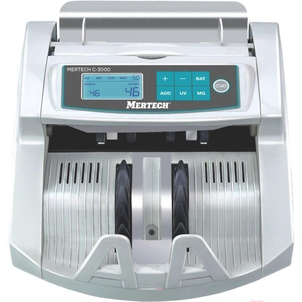 Счетчик банкнот MERTECH C-3000 white