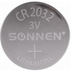 Батарейка Sonnen CR2032 литиевая (1 шт)