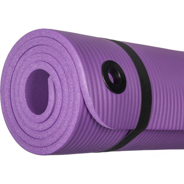 Коврик для йоги и фитнеса Sundays Fitness IR97506 (180x60x1см, фиолетовый)