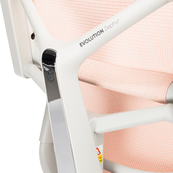 Кресло компьютерное EVOLUTION Zephyr FABRIC Pink