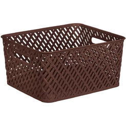 Корзина Альтернатива Плетенка М3503 (коричневый)