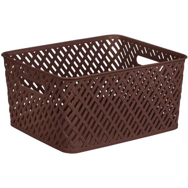 Корзина Альтернатива Плетенка М3503 (коричневый)
