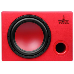 Сабвуфер Урал АС-У12А (красный)