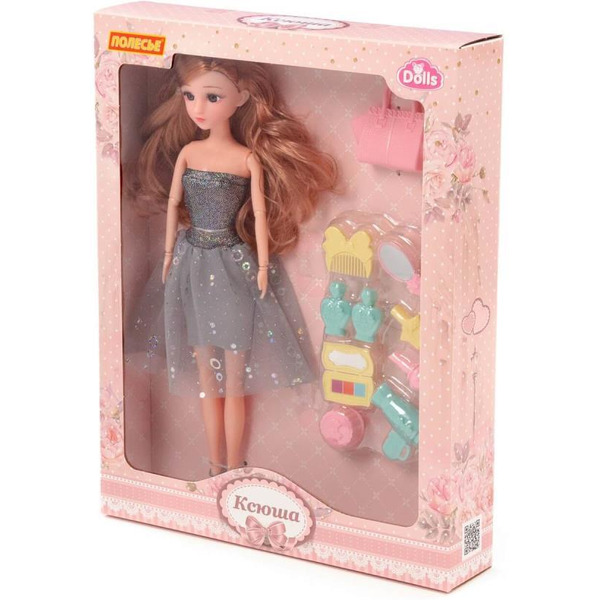 Кукла Полесье Ксюша в платье 02550