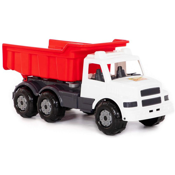 Автомобиль-самосвал Полесье Буран" №3 (бело-красный) 43672