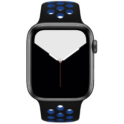 Ремешок Bingo Sport для APPLE Watch 42/44/45mm (S) Черный с синим