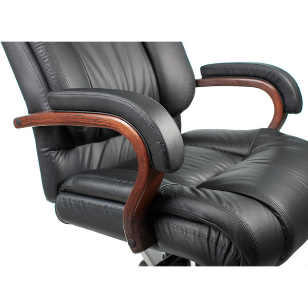 Кресло Бюрократ T-9925WALNUT (черный)