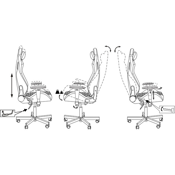 Игровое кресло Knight Outrider (серый Light-19)