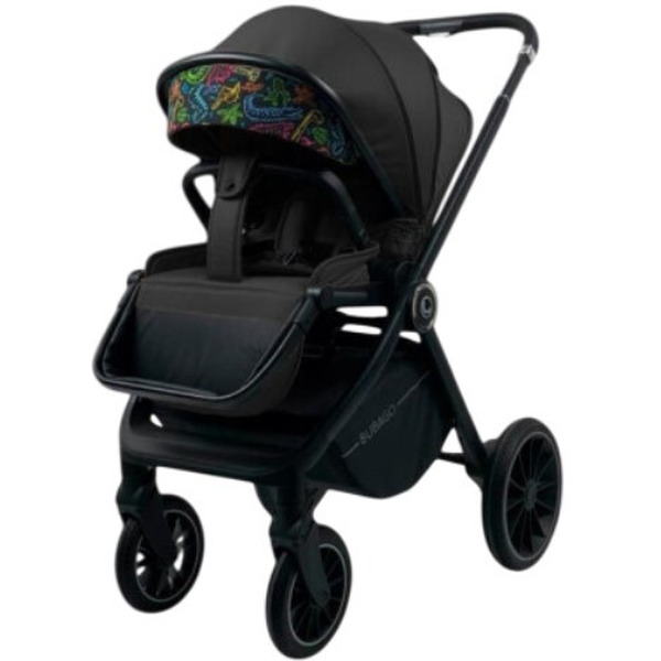 Детская коляска Bubago BLOOM 3in1 BG 152-1 (черный)