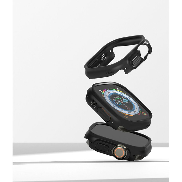 Чехол Ringke SLIM 2шт для APPLE WATCH ULTRA 1 / 2 (49 MM) CLEAR & MATTE BLACK