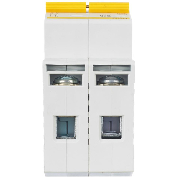 Выключатель автоматический IEK ВА 47-29 2п 63А С MVA20-2-063-C