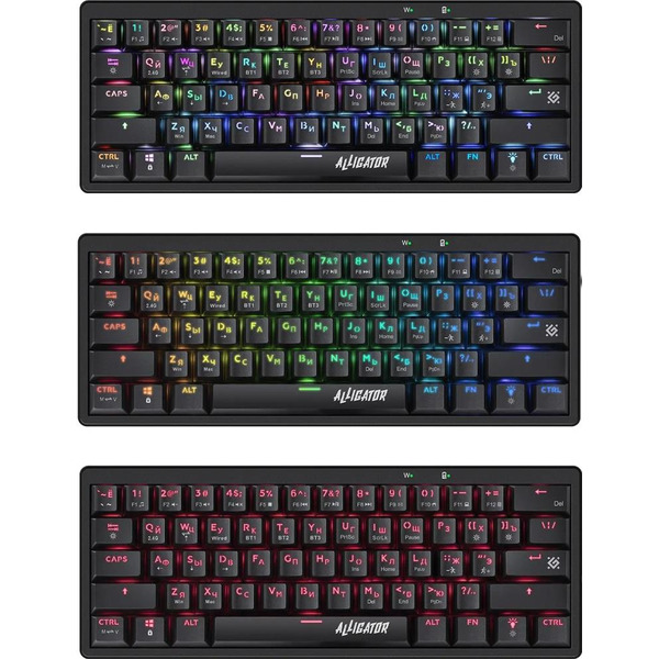 Клавиатура Defender Alligator GK-315 (черный)