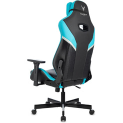 Кресло игровое Knight Thunder 5X (черный/голубой)