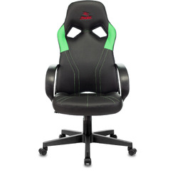 Кресло геймерское Бюрократ Zombie Runner (черный/зеленый)