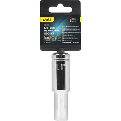 Головка торцевая шестигранная Deli EDQ4310