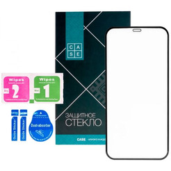 Защитное стекло CASE 3D для Apple iPhone 12 Pro Max (черный глянец)