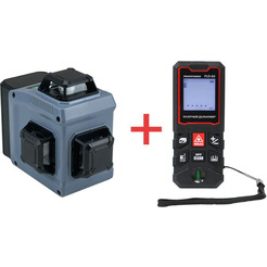 Набор ProfiPower Лазерный нивелир NL-12G + дальномер PLD-80 (E0214-5)