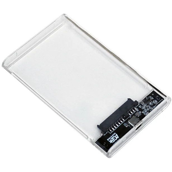 Бокс для накопителей AgeStar 3UB2P4C (прозрачный)