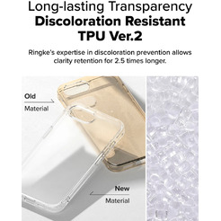 Чехол Ringke FUSION для iPhone 16e MATTE CLEAR