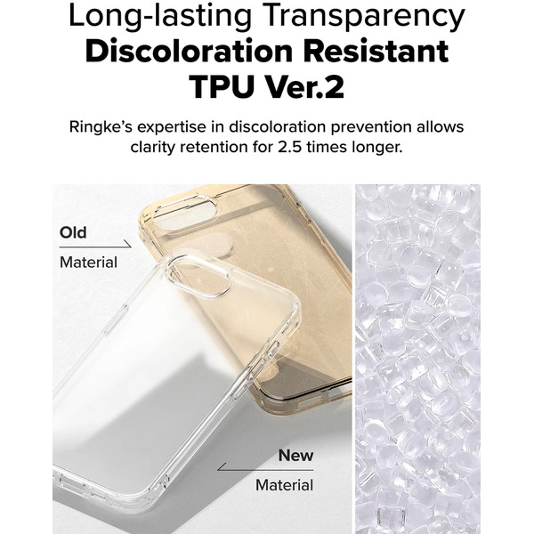 Чехол Ringke FUSION для iPhone 16e MATTE CLEAR