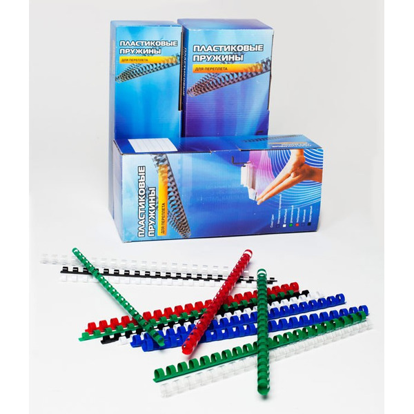 Пластиковые пружины Office Kit 38мм / BP2111 (50шт, белый)