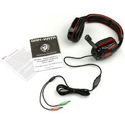 Игровая гарнитура Dialog HGK-17 Gan-Kata (черно-красная)