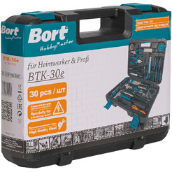 Набор инструментов Bort BTK-30E (93412529) 30 предметов